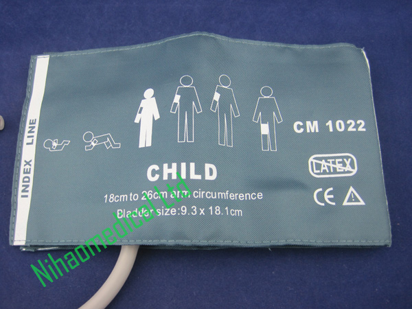Child Single tube NIBP Cuff; 18cm～26cm